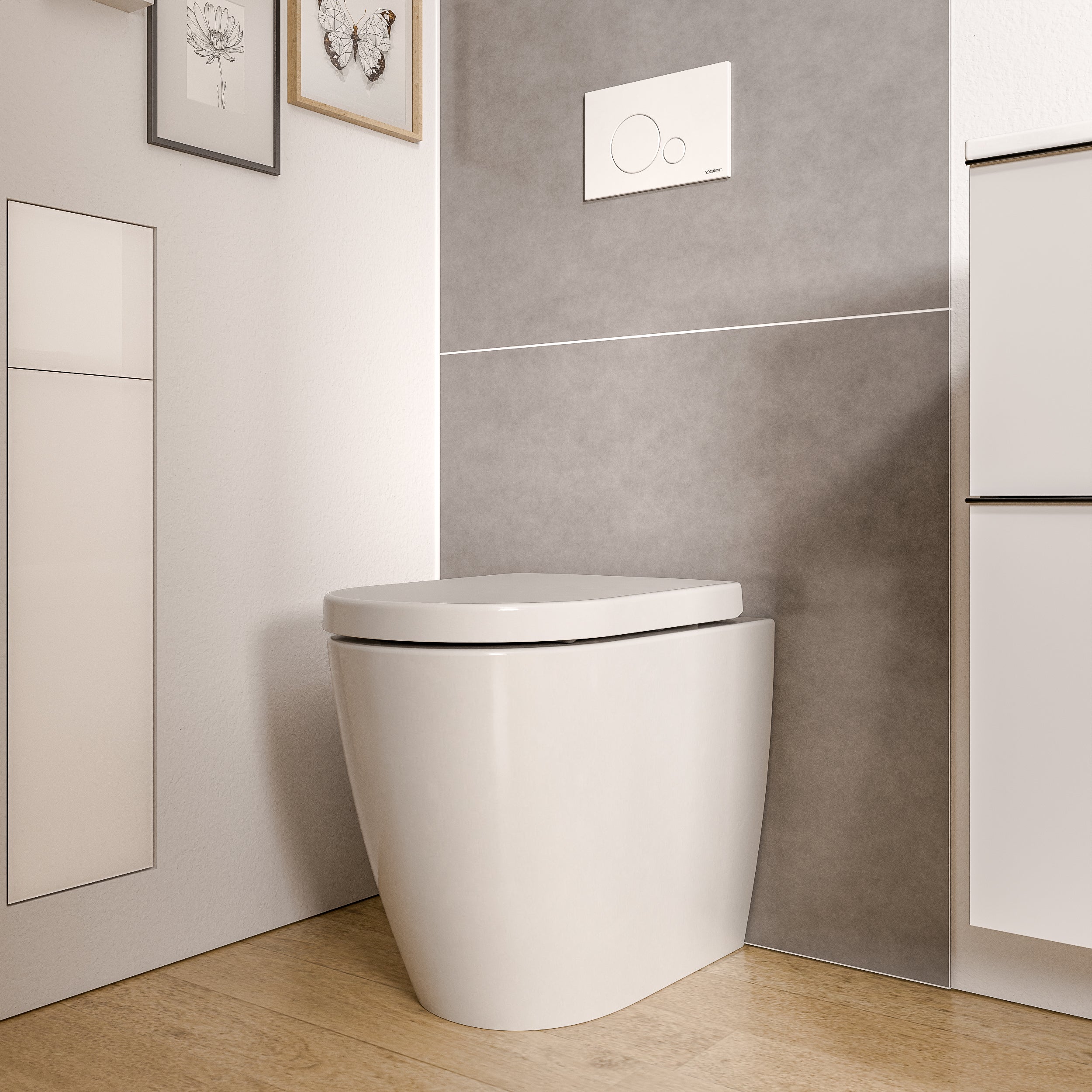 Randloze WC VIREO incl. soft-close WC-zitting met soft-close mechanisme 