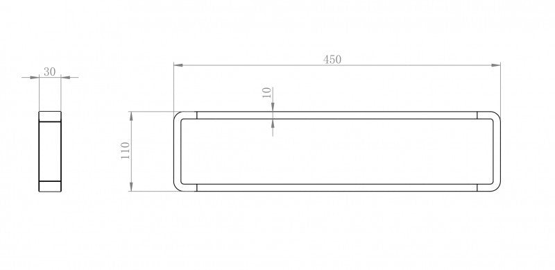 Porte-serviettes LINEAR SDLHH45