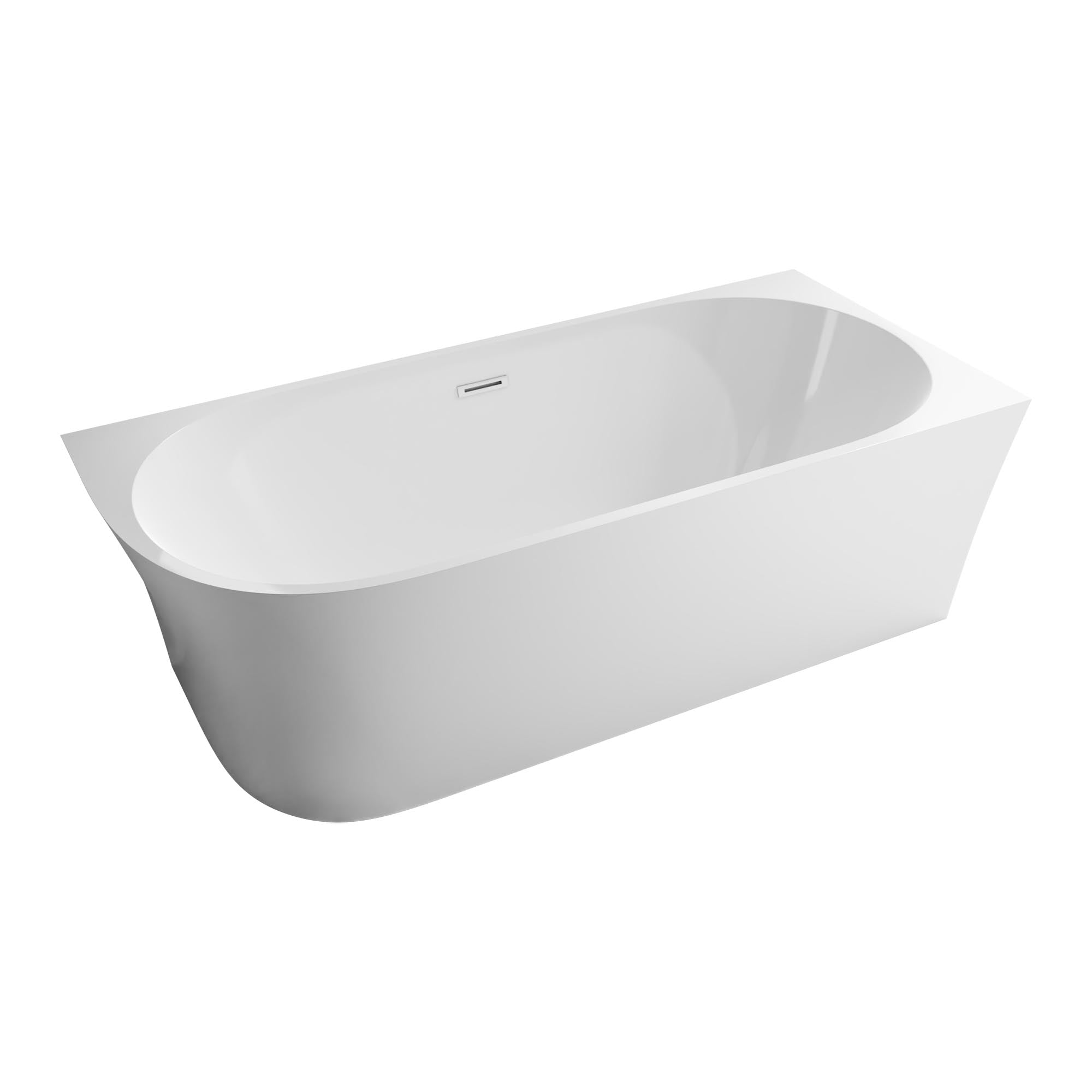 Free-standing space-saving bath NOVA CORNER Acrylic