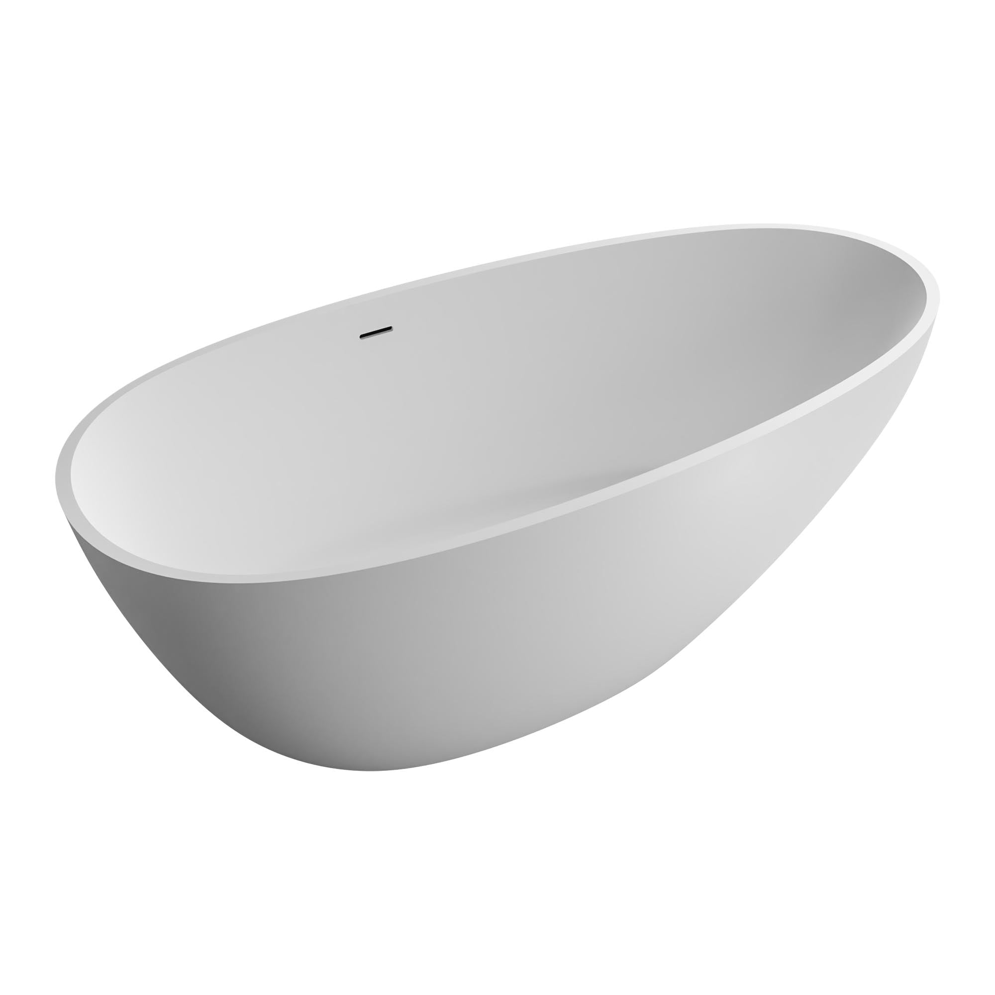 Freestanding bathtub VELA - Mineral cast