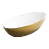 Freestanding TERRA acrylic bathtub