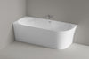 Baignoire d'angle semi-îlot NOVA SLIM LINE 