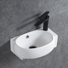 KW198 ceramic wall-mounted washbasin for guest WC