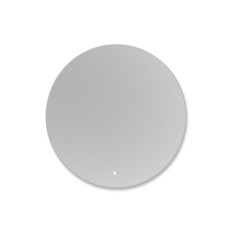 Miroir LED salle de bain rond 2712 - fonction anti-buée et réglage de la lumière - Ø 60 cm