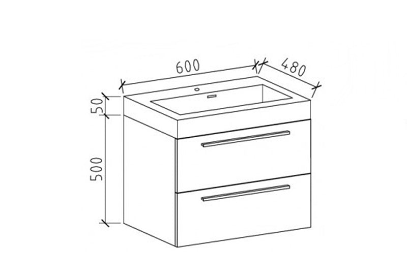 Bathroom furniture set M600