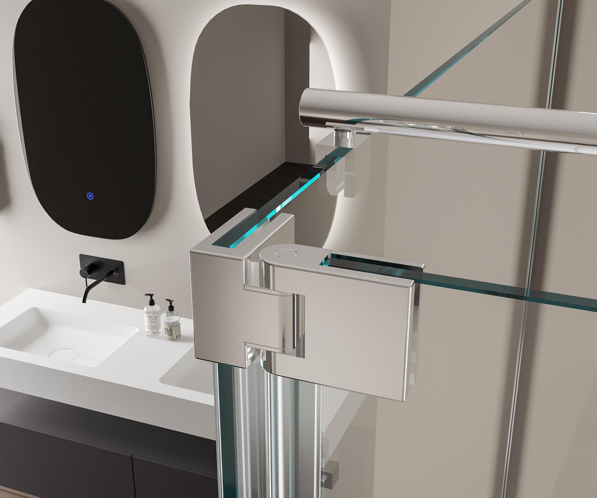 Duschabtrennung Walk-In-Dusche Nano NT109