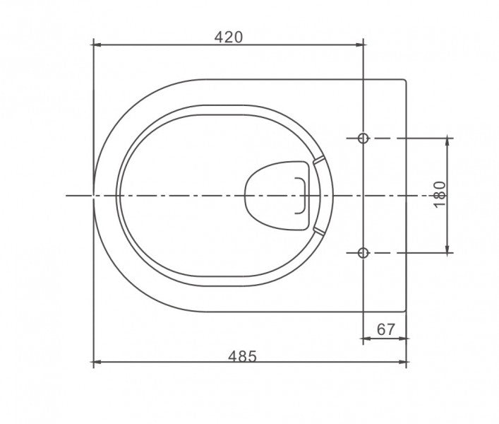 WC compleet pakket 23: WC NT2038 Wit