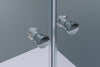 Niche shower with double swing doors NT218 - Nano real glass - profile colour & width selectable