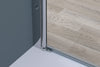 Niche shower with double swing doors NT218 - Nano real glass - profile colour & width selectable