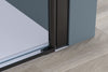 Niche shower with double swing doors NT218 - Nano real glass - profile colour & width selectable