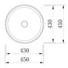 Countertop basin NT2420