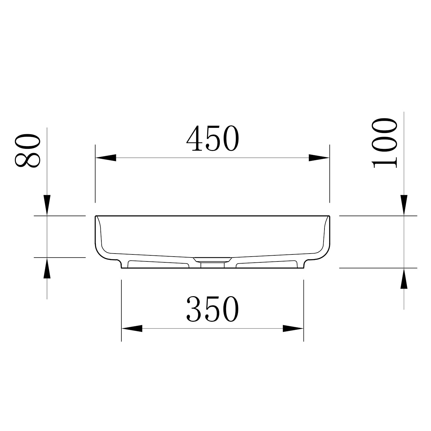 Countertop Washbasin NT2420 of mineral cast Pure acrylic - Matt Concrete Effect  - 45 x 45 x 10 cm