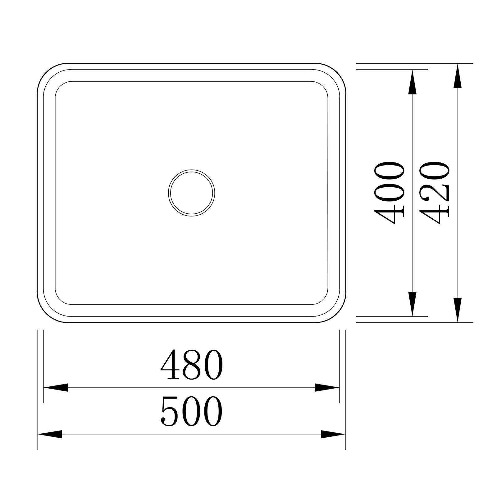 Aufsatzbecken NT2524
