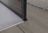 Matt Black Pivot Door Corner Shower Enclosure NT416