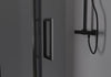 Matt Black Pivot Door Corner Shower Enclosure NT416