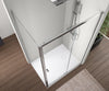 Douche d'angle avec porte coulissante NT504