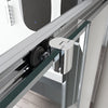 Douche d'angle avec porte coulissante NT504