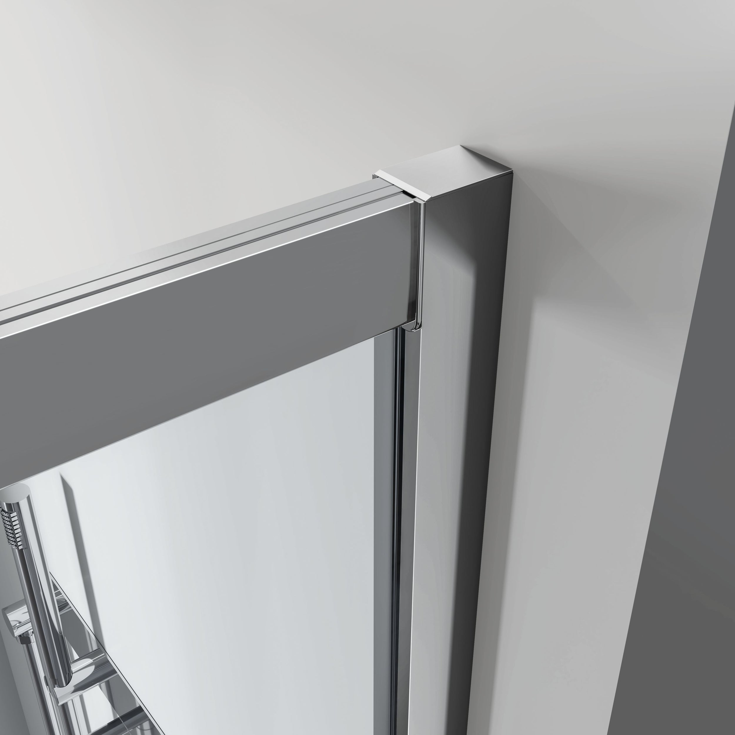 Douche d'angle avec porte coulissante NT504