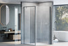 Paroi de douche d'angle avec porte pivotante NT604 - FLEX