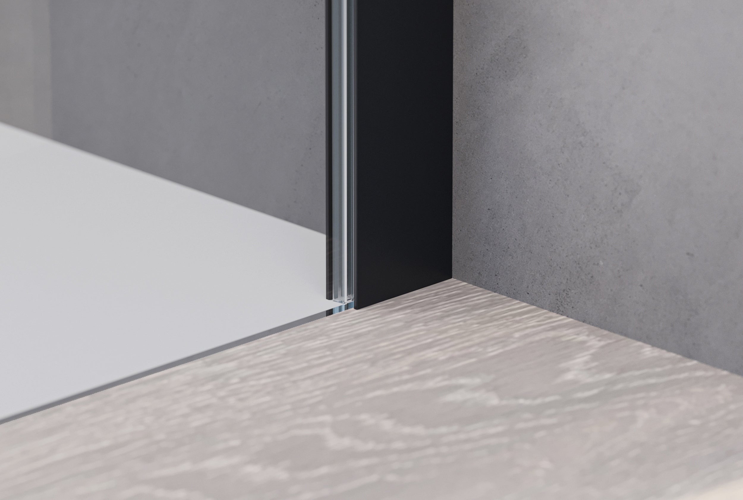 Paroi de douche d'angle avec porte pivotante NT604 - FLEX