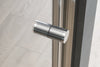 Nisdouche met draaideur NT604 FLEX - 6 mm nano helder glas - profielkleur instelbaar