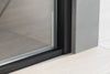 Nisdouche met draaideur NT604 FLEX - 6 mm nano helder glas - profielkleur instelbaar