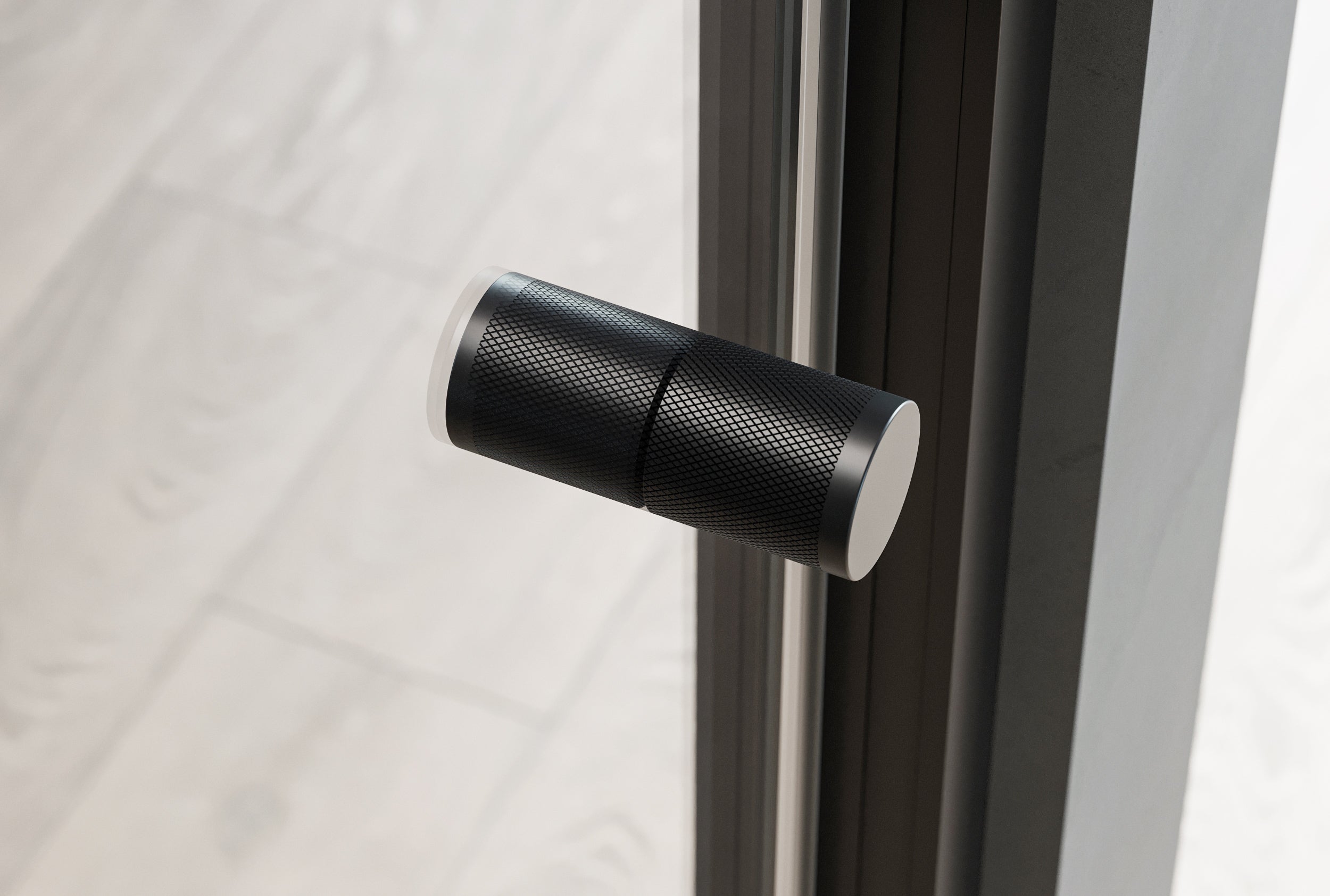 Nisdouche met draaideur NT604 FLEX - 6 mm nano helder glas - profielkleur instelbaar