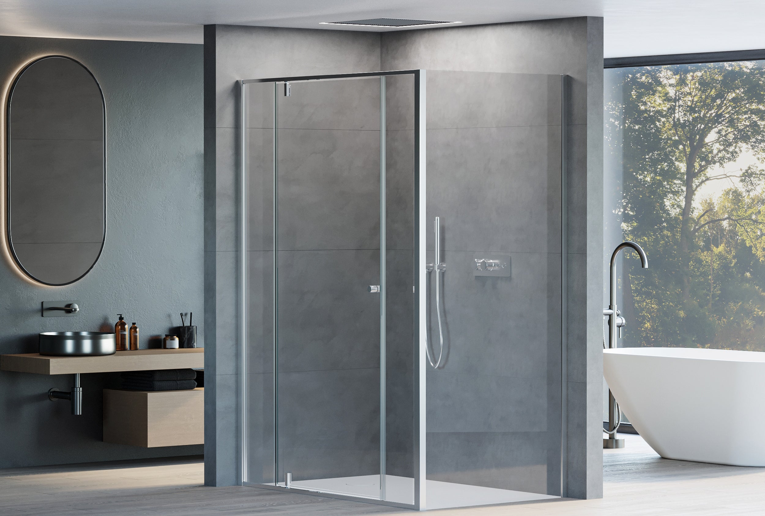 Corner shower NT607 FLEX