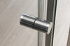 Paroi de douche en niche avec porte pivotante - deux panneaux fixes NT607 - FLEX