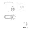 Mitigeur lavabo ou vasque bas NT7320 effet cascade