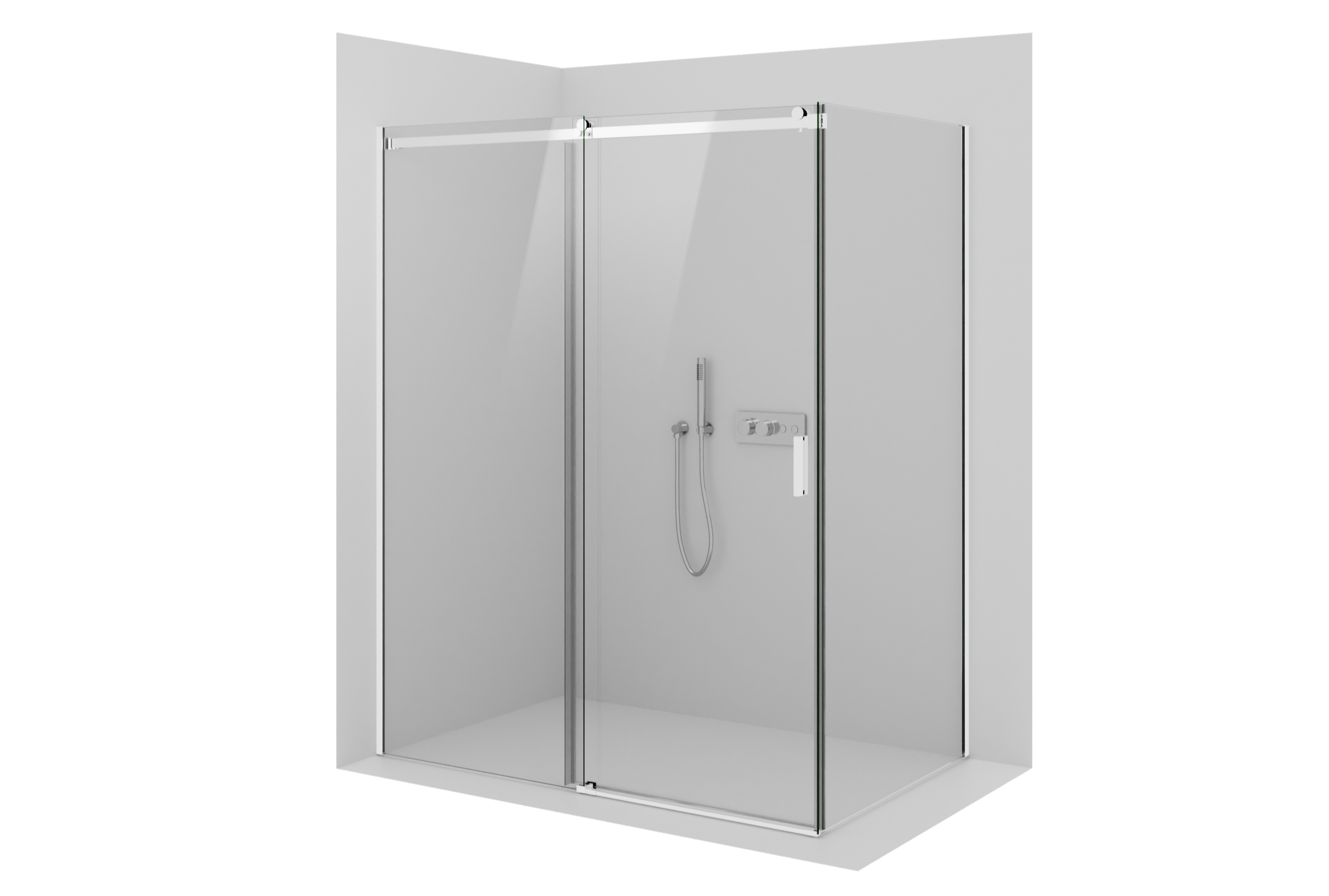 Douche d'angle avec porte coulissante NT806 FLEX