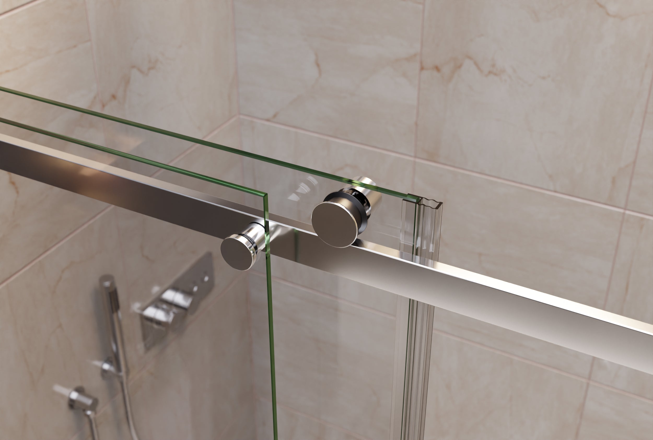 Nis douche met schuifdeur NT806 FLEX - Nano helder glas - glasdikte instelbaar