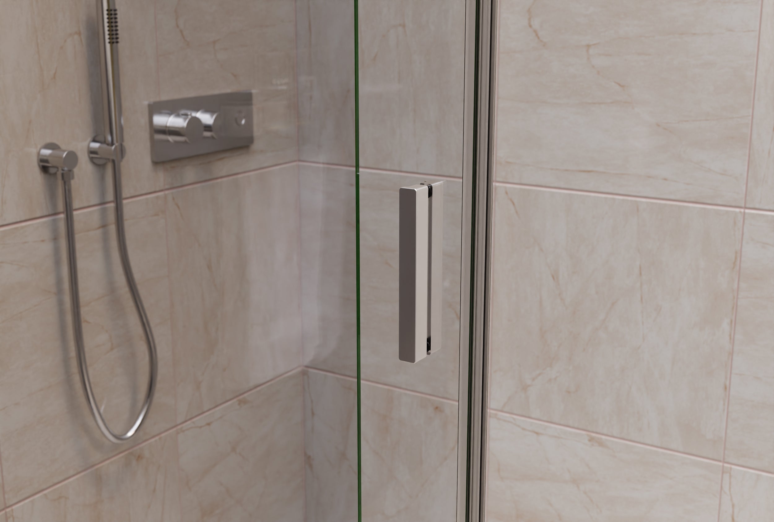 Corner shower with sliding door NT806 FLEX