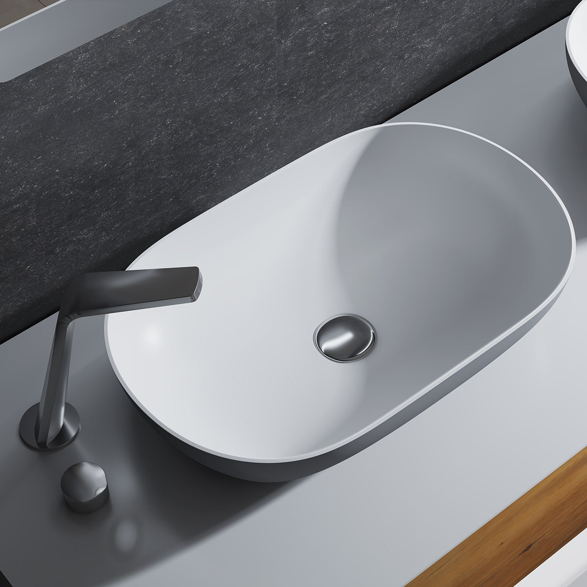 Countertop washbasin O-540