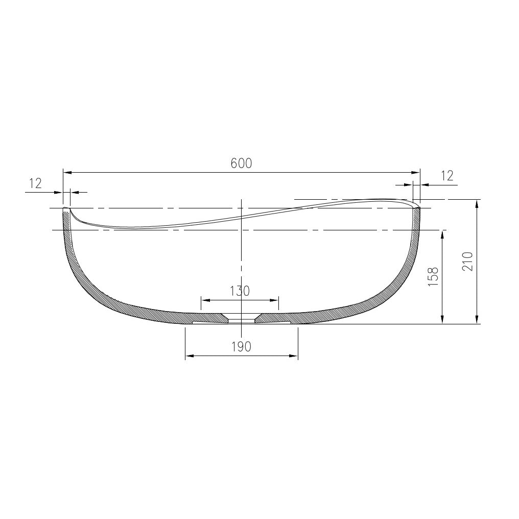 Vasque encastrable WAVE PB2001