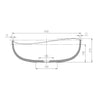 Vasque encastrable WAVE PB2001