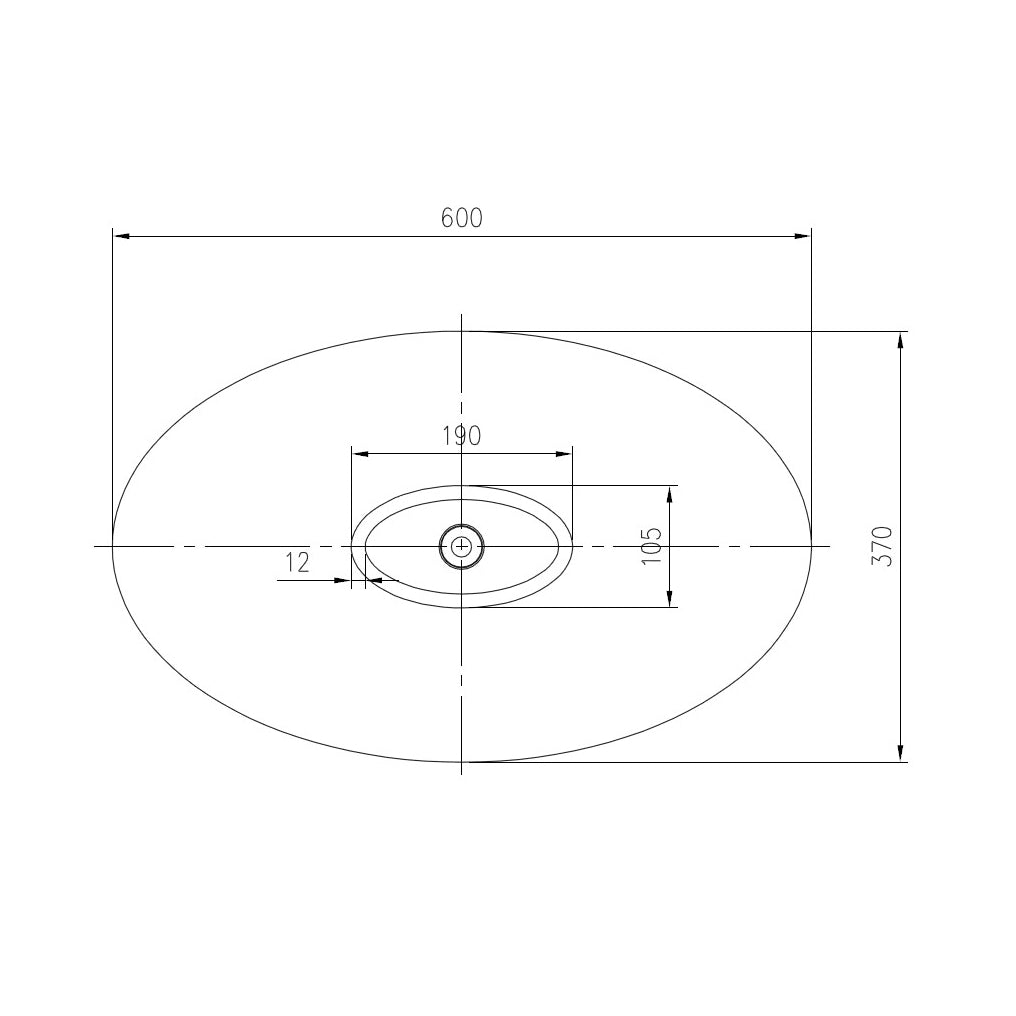 Countertop basin WAVE PB2001