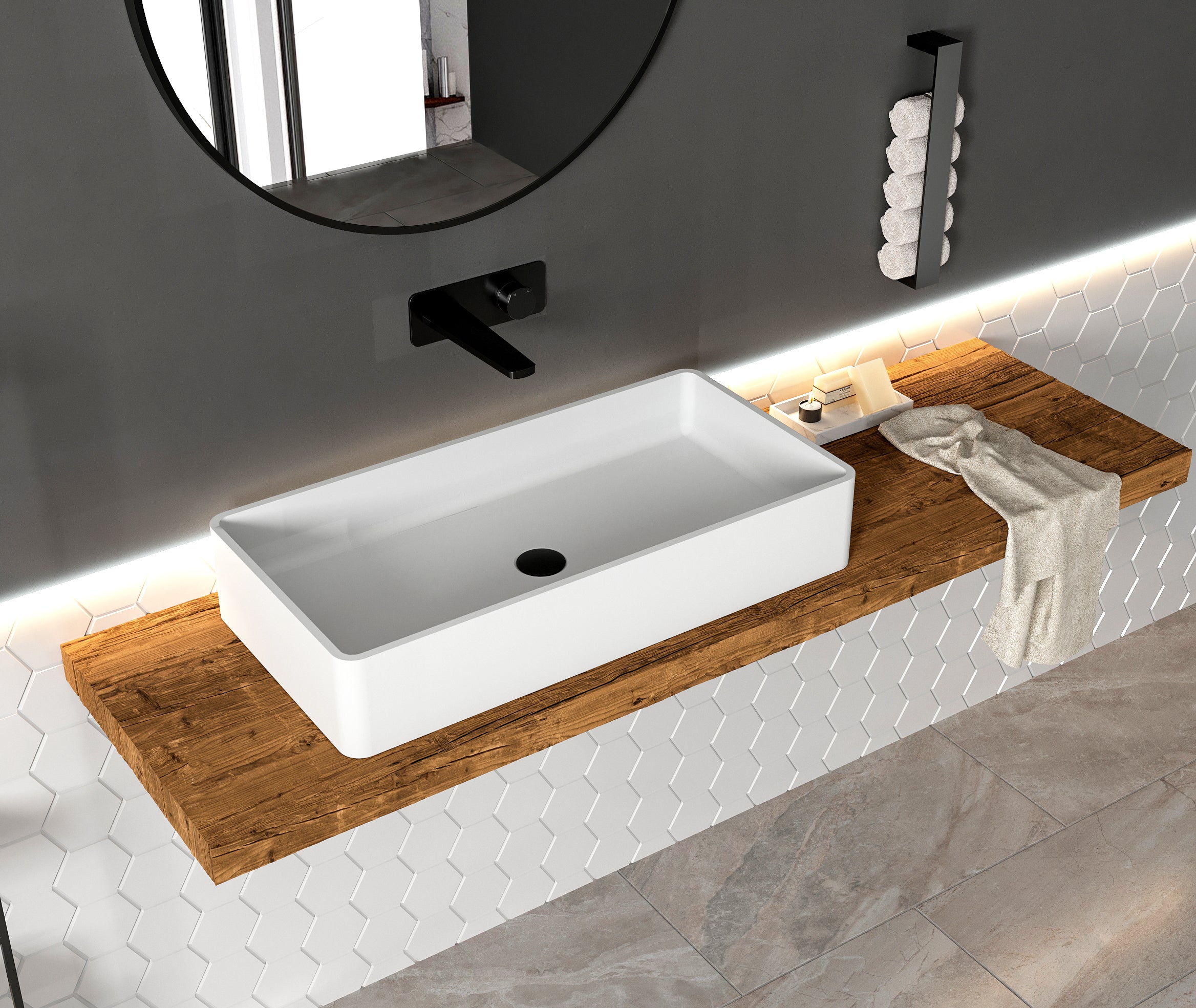 Countertop washbasin PB2013