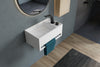 Mineral cast wall-mounted washbasin PB2078