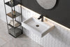 Mineral cast wall-mounted washbasin PB2142