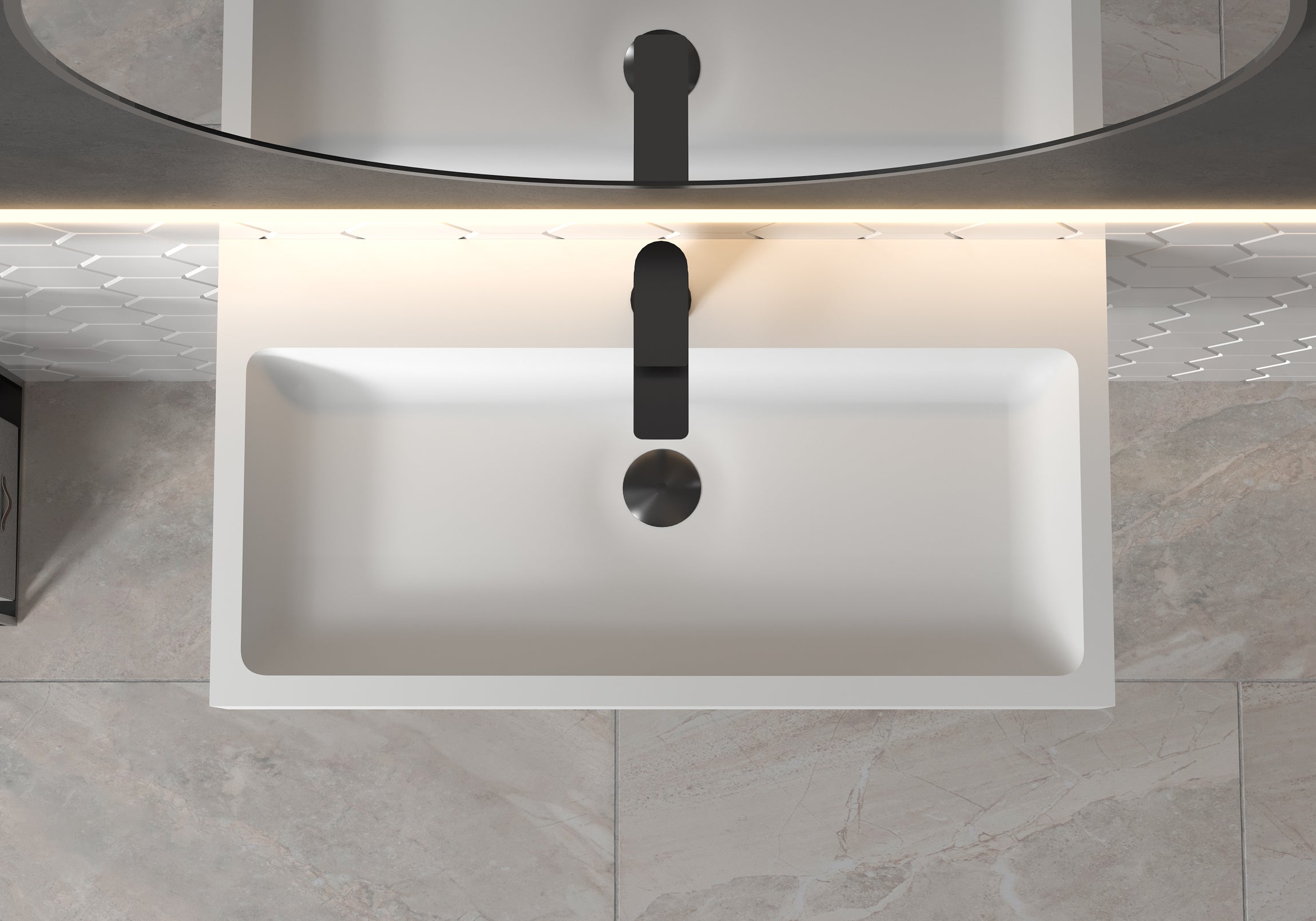 Countertop washbasin PB2143