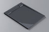 Shower tray M2290CG / PB3085GG - grey glossy colour - mineral cast (solid stone) - 120 x 90 x 3,5 cm