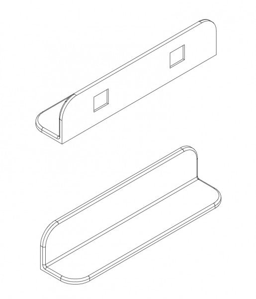 Wall shelf bathroom shelf PB4201
