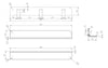 Wall shelf bathroom shelf PB4202