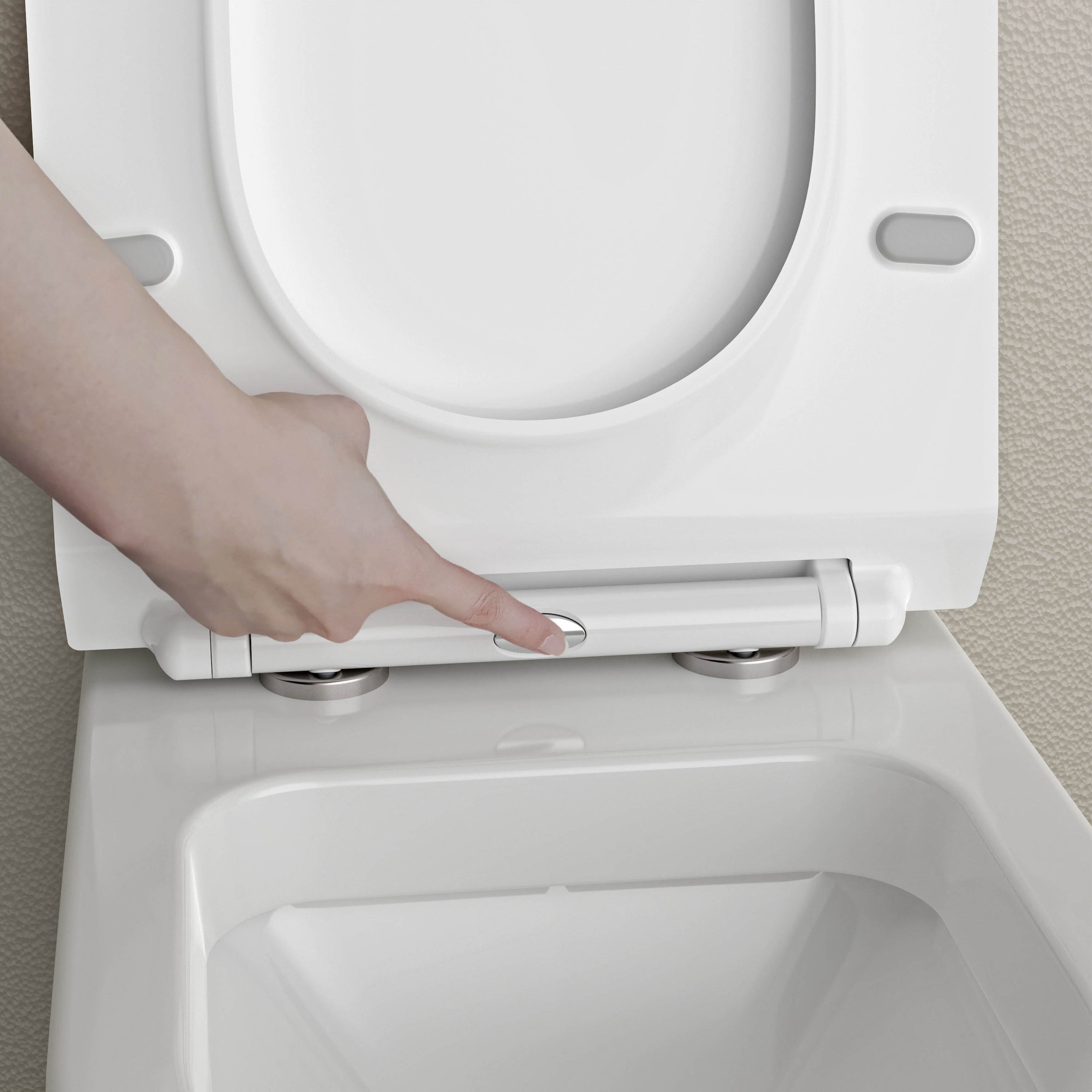 Flacher WC-Deckel Softclose