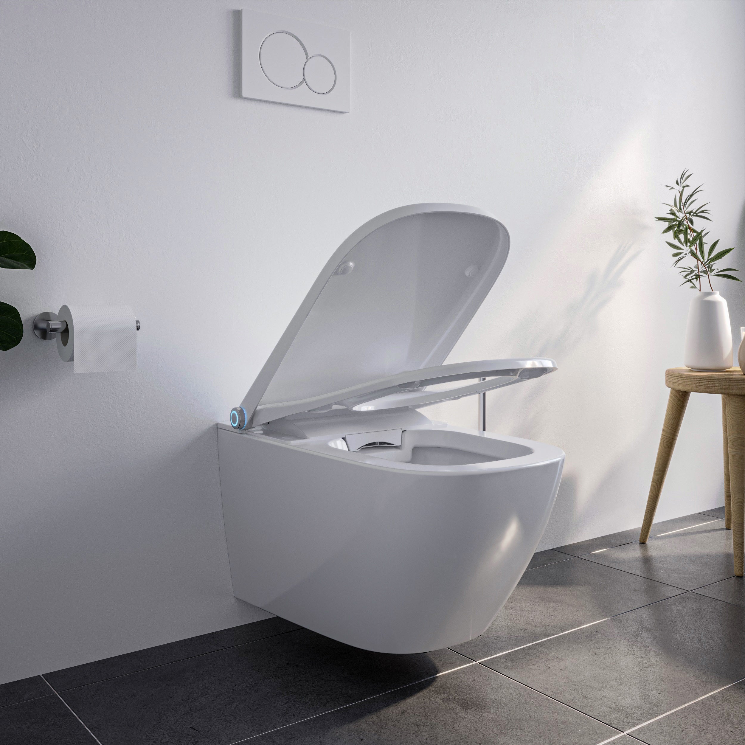 Douche-wc compleetset PRO+1104 met Geberit Duofix voorwandelement