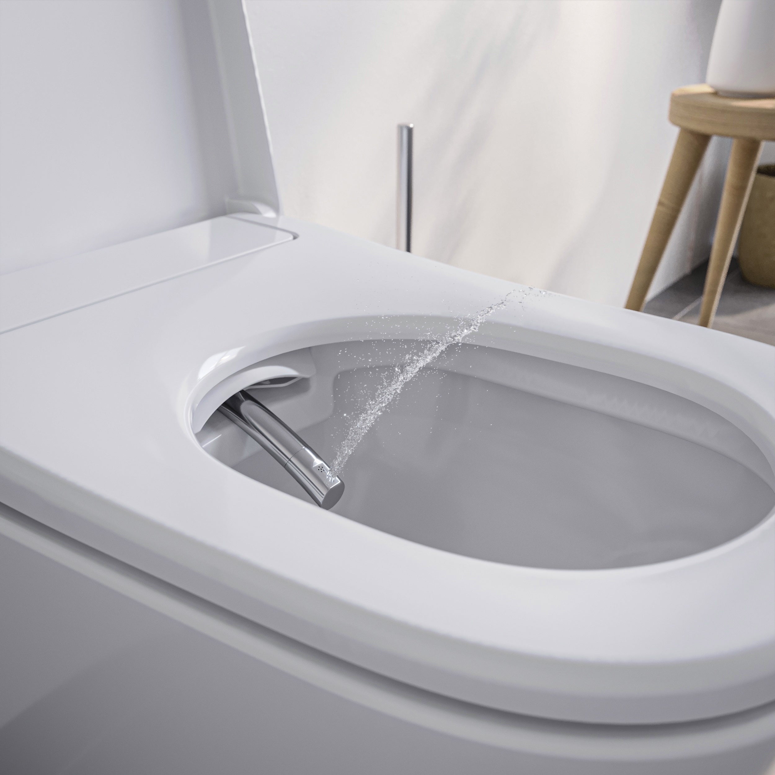 Douche-wc compleetset PRO+1104 met Geberit Duofix voorwandelement