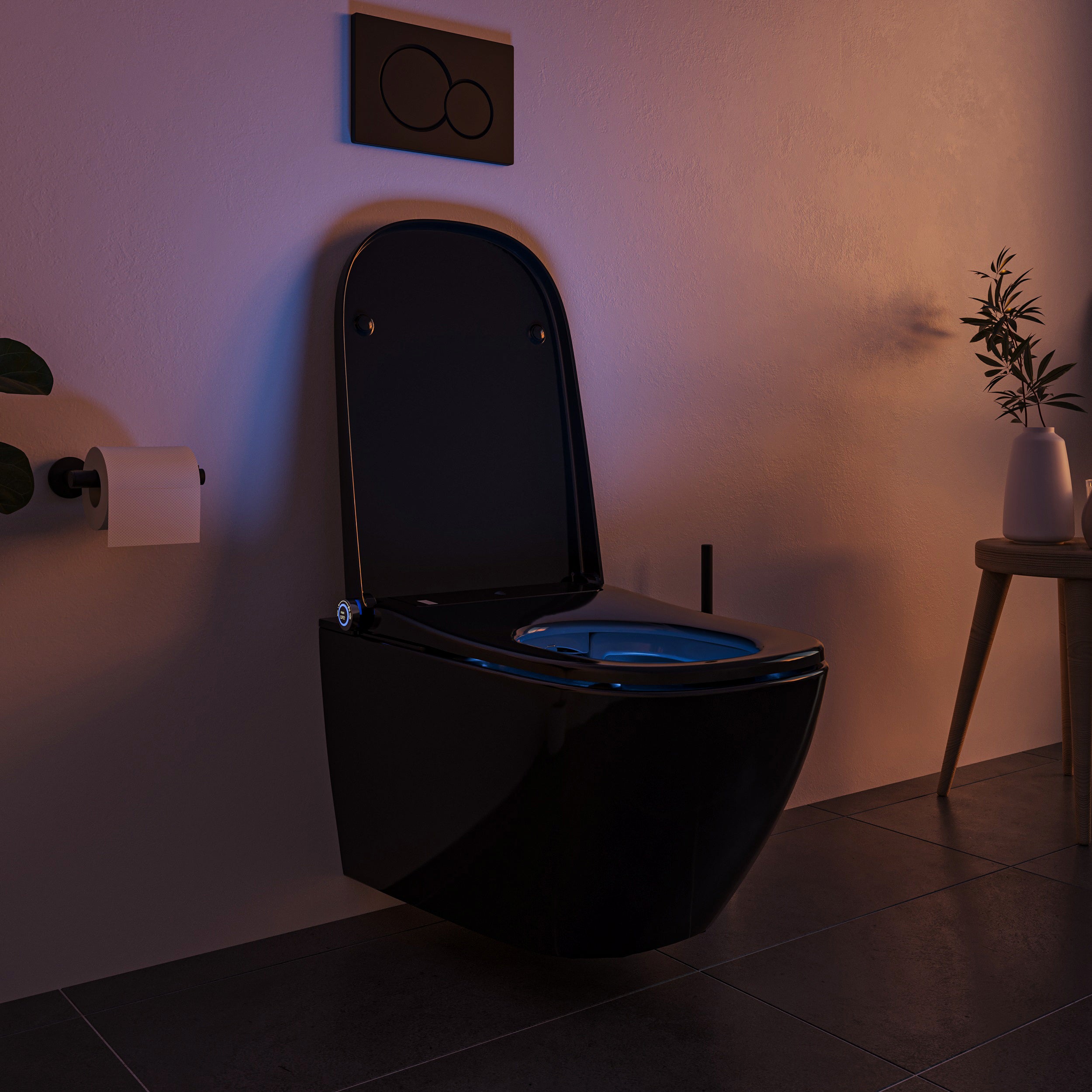 Ensemble complet WC-douche PRO+1104 avec élément de paroi Geberit Duofix