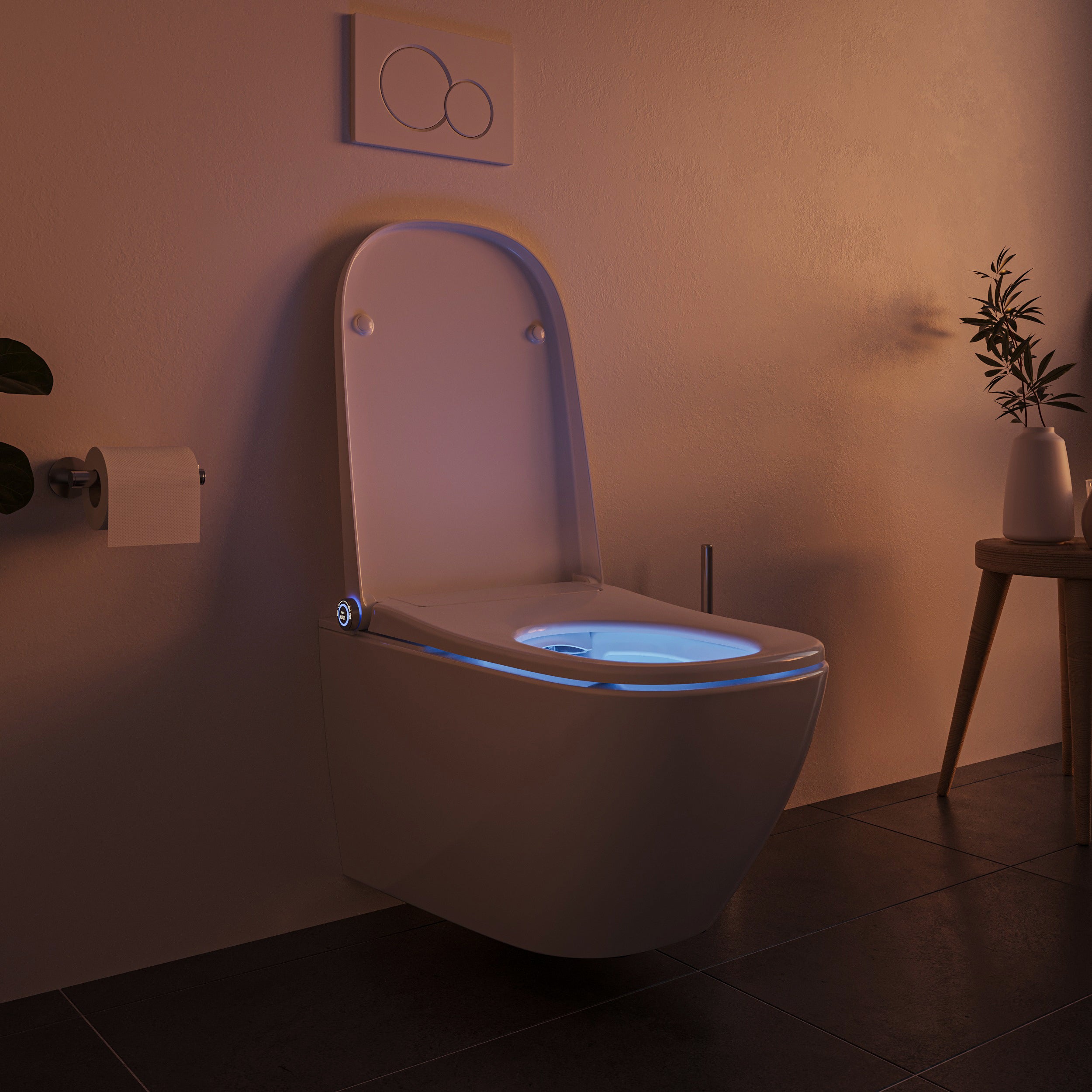Ensemble complet WC-douche Basic 1104 avec élément de pré-mur Geberit Duofix