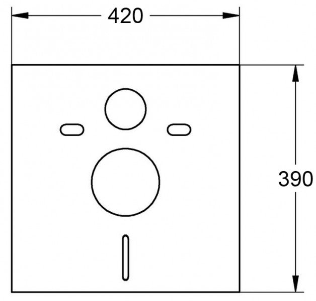 Sound insulation mat for WC concealed cistern